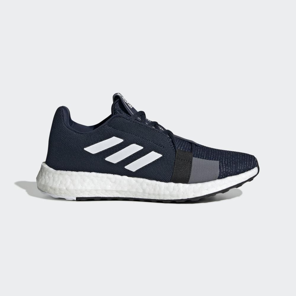 Adidas Women's Senseboost Go Running Shoes Navy/White/Black Ireland EF1577